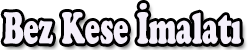 Bez Kese Torba Çanta İmalatı Logo